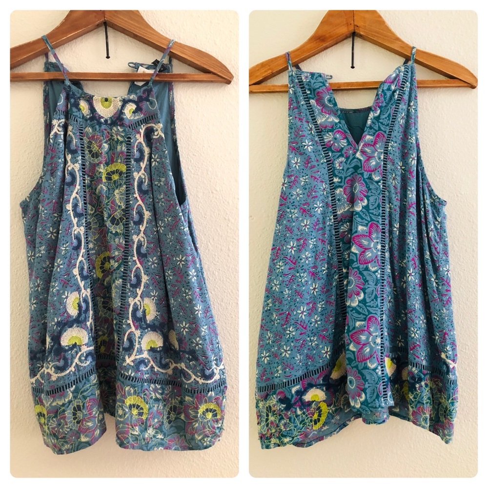 Anthropologie paisley tank from Akemi & Kin